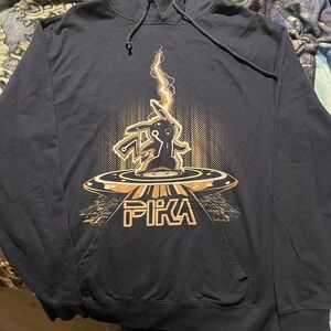 Black Graphic Hoodie